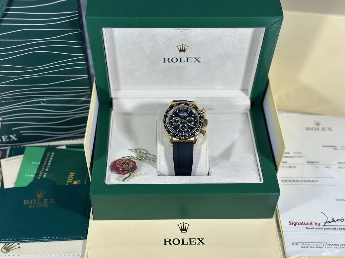 Rolex Daytona Cosmograph Gold And Black 40 mm — снимка 2