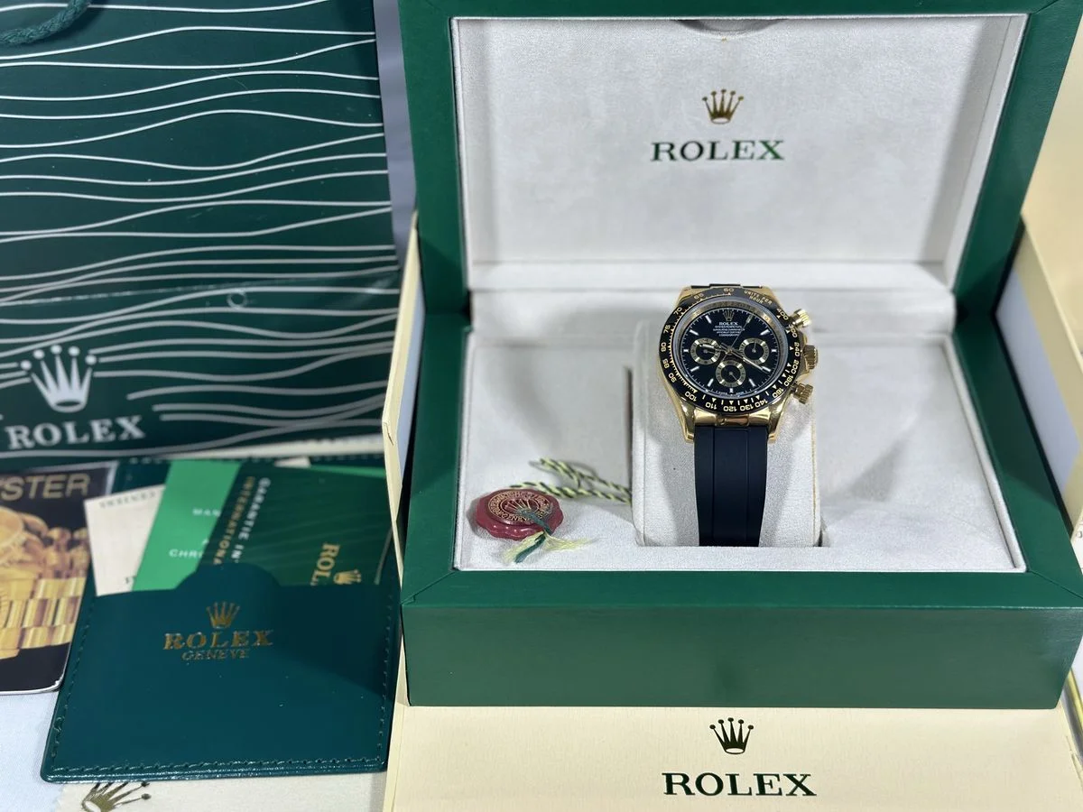 Rolex Daytona Cosmograph Gold And Black 40 mm — снимка 3