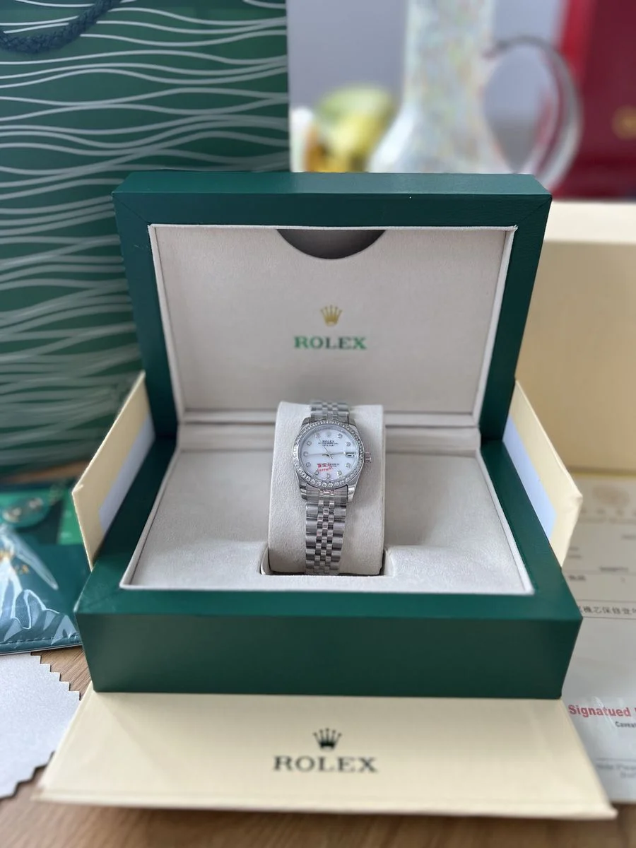 Rolex Datejust 31 mm - ДАМСКИ МОДЕЛ — снимка 3