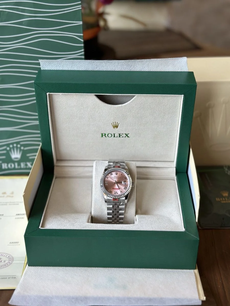 Rolex Datejust Pink 36 mm - ДАМСКИ МОДЕЛ! — снимка 2