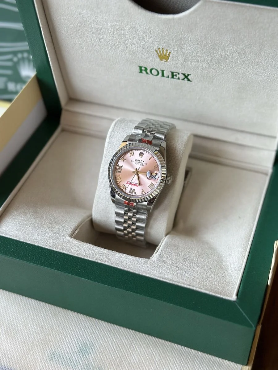 Rolex Datejust Pink 36 mm - ДАМСКИ МОДЕЛ! — снимка 3