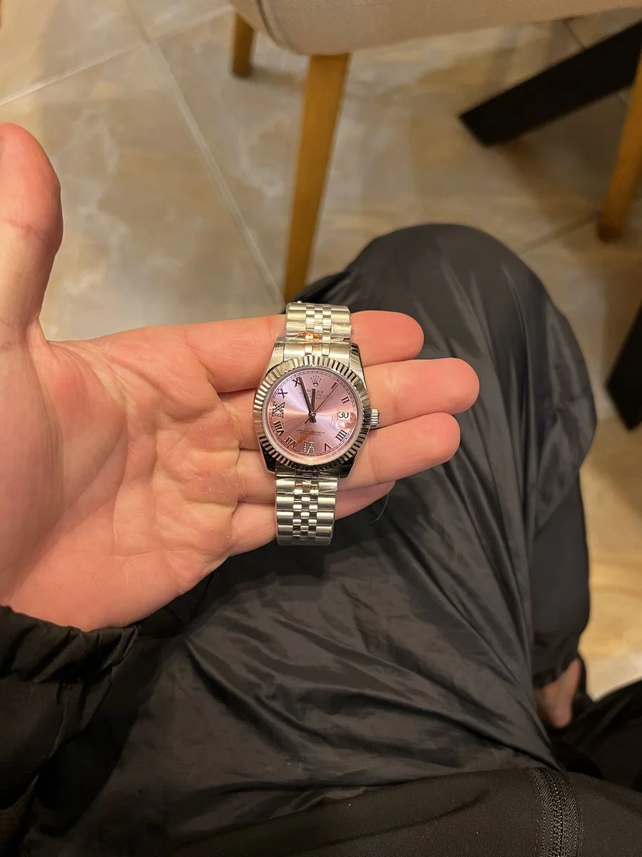 Rolex Datejust Pink 36 mm - ДАМСКИ МОДЕЛ! — снимка 7