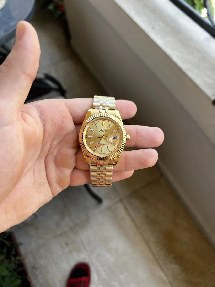 Rolex Datejust Gold 41 mm — снимка 6