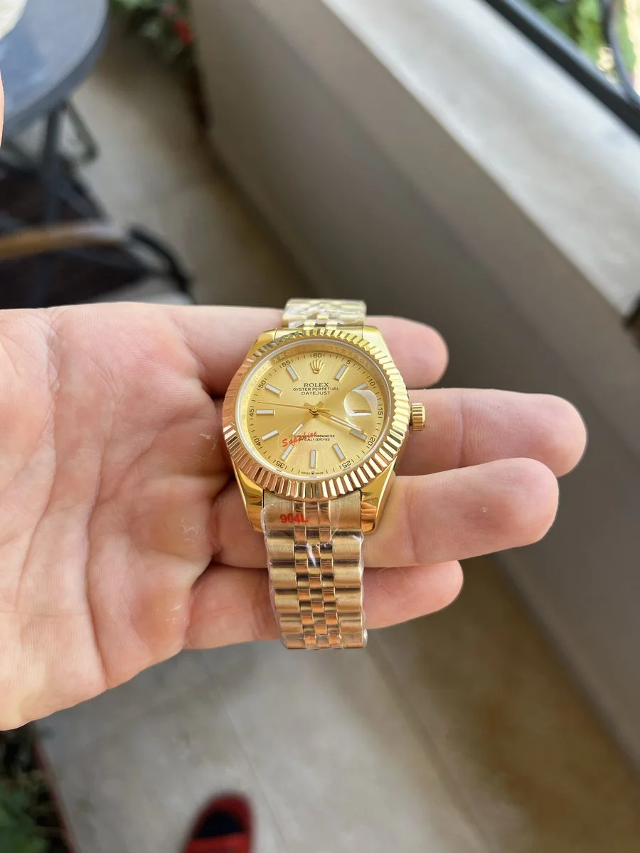 Rolex Datejust Gold 41 mm — снимка 7