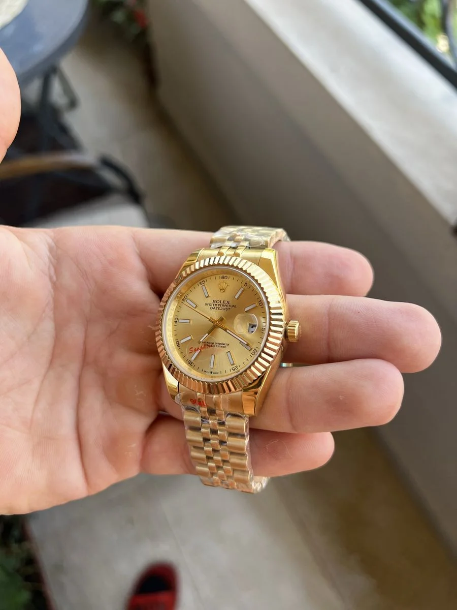 Rolex Datejust Gold 41 mm — снимка 8