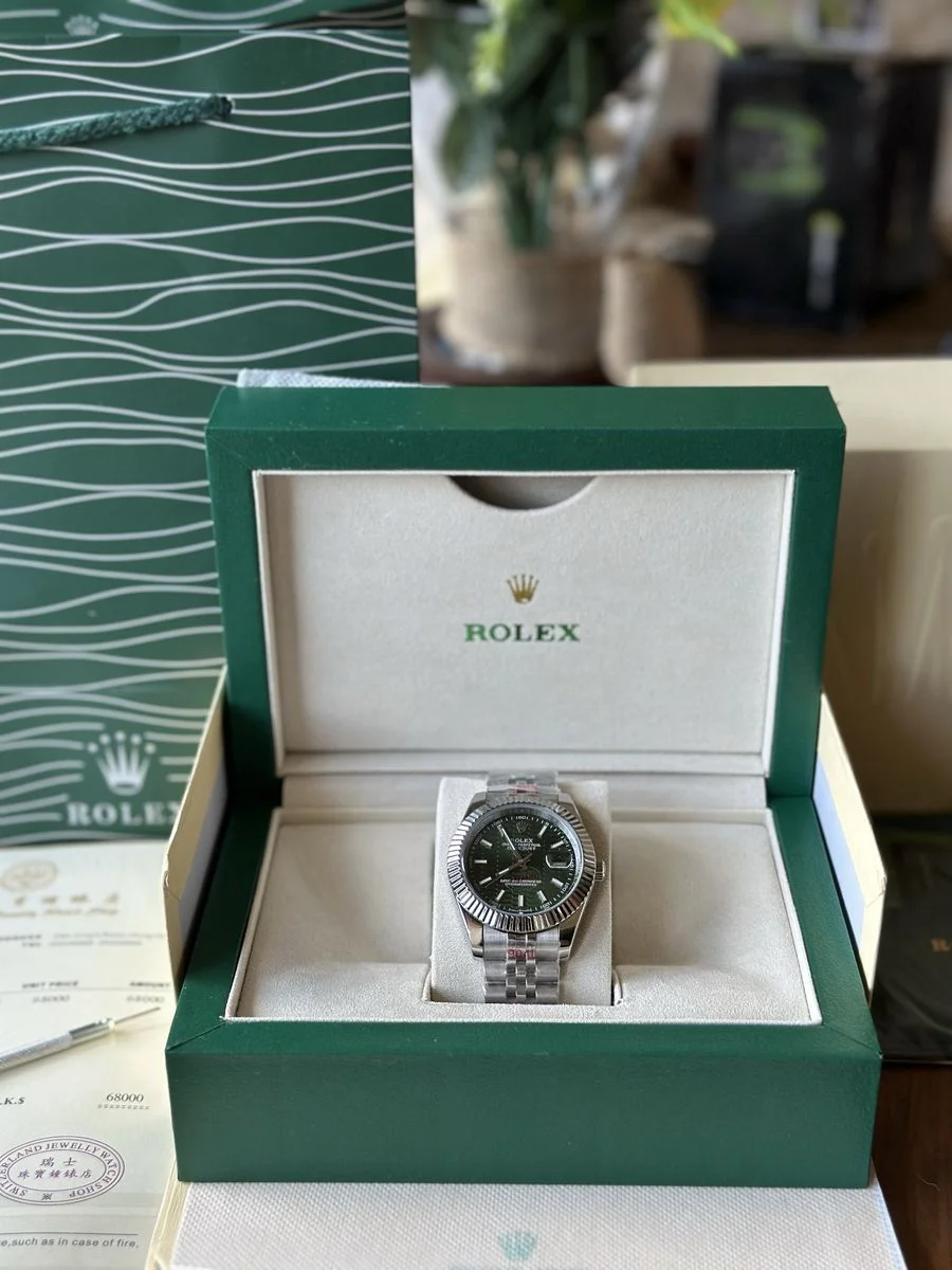 Rolex Datejust “Green Motif” 41 mm — снимка 3