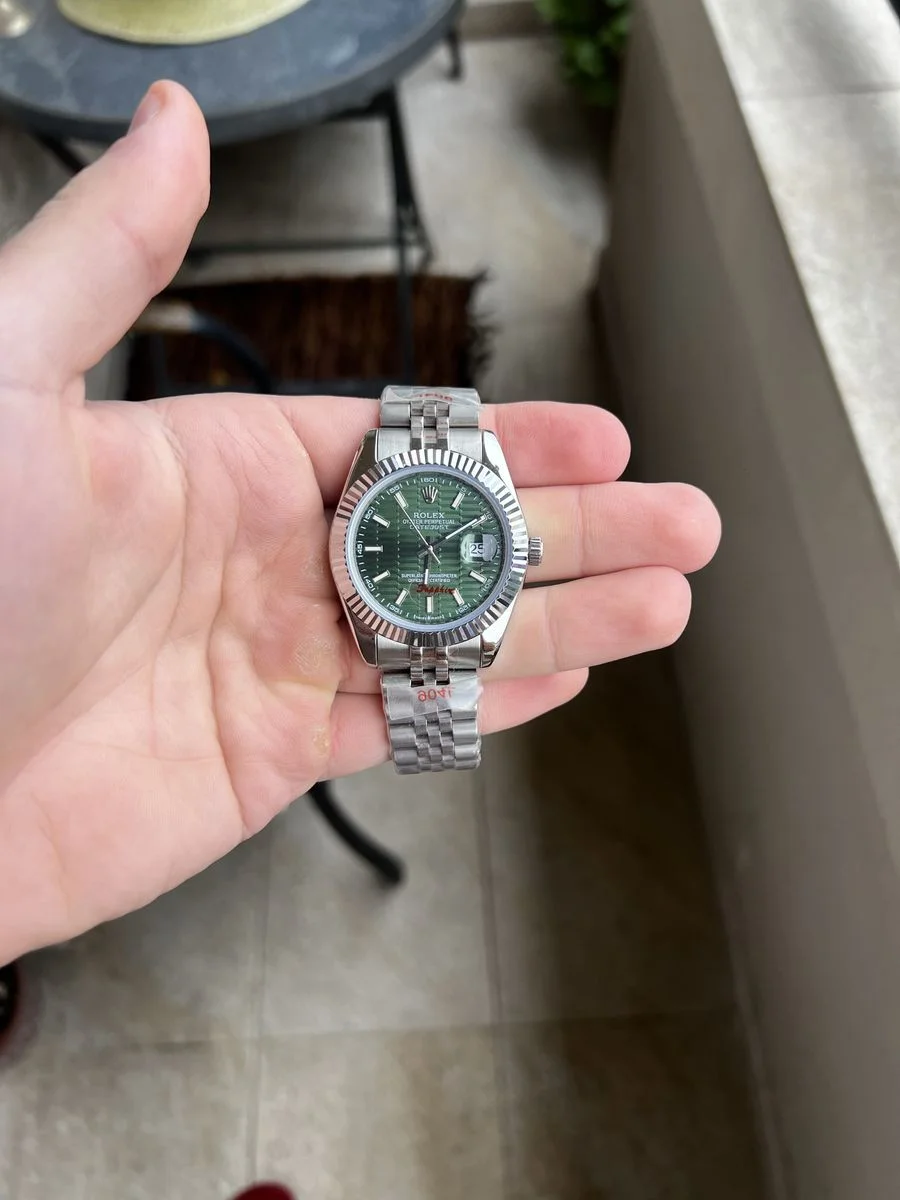 Rolex Datejust “Green Motif” 41 mm — снимка 5