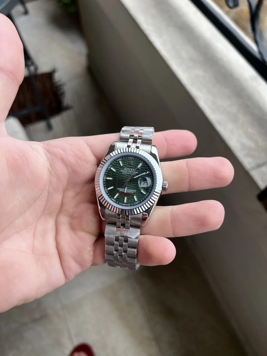 Rolex Datejust “Green Motif” 41 mm — снимка 7