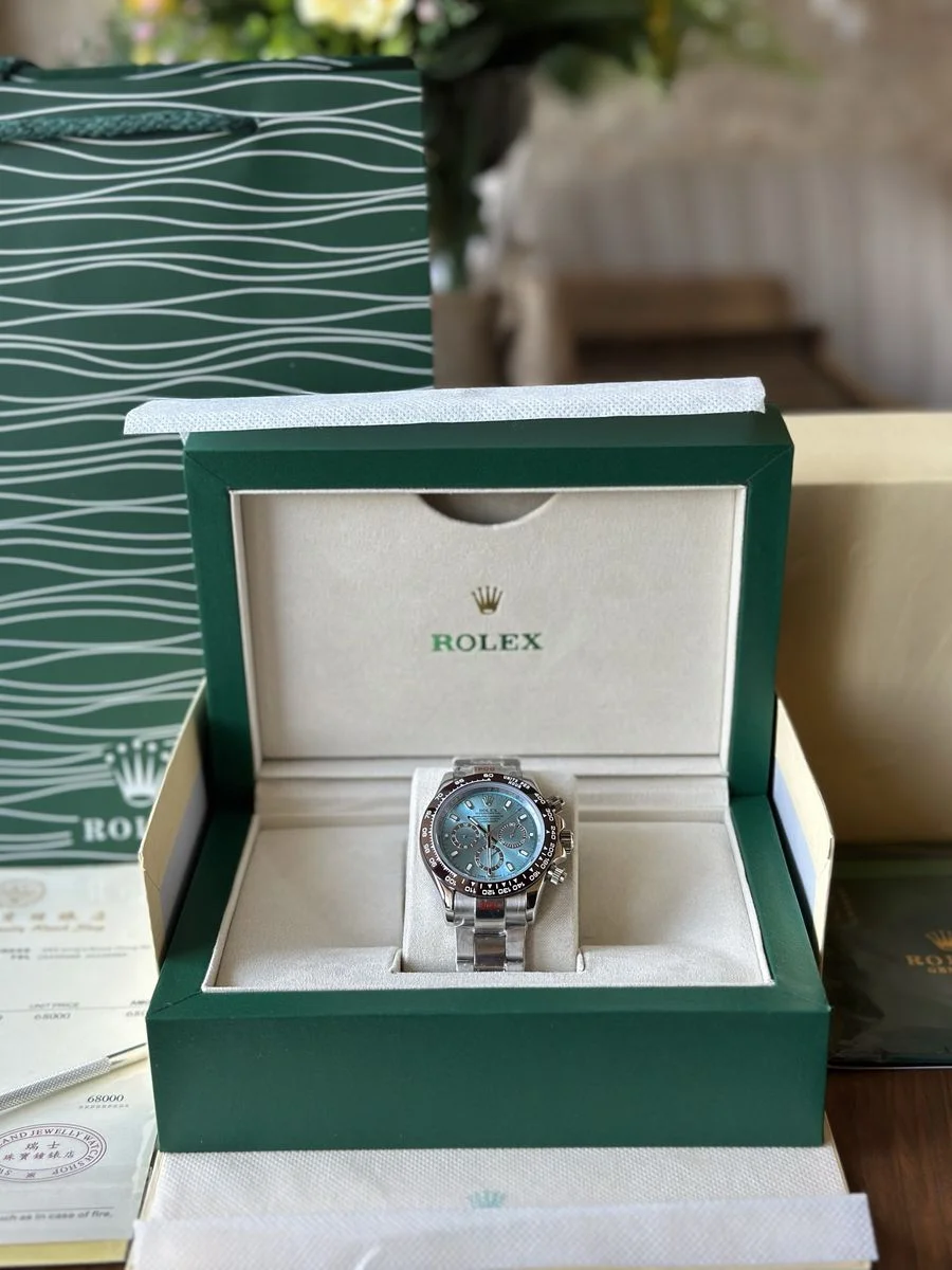 Rolex Daytona Cosmograph Blue In Platinum 40mm — снимка 2