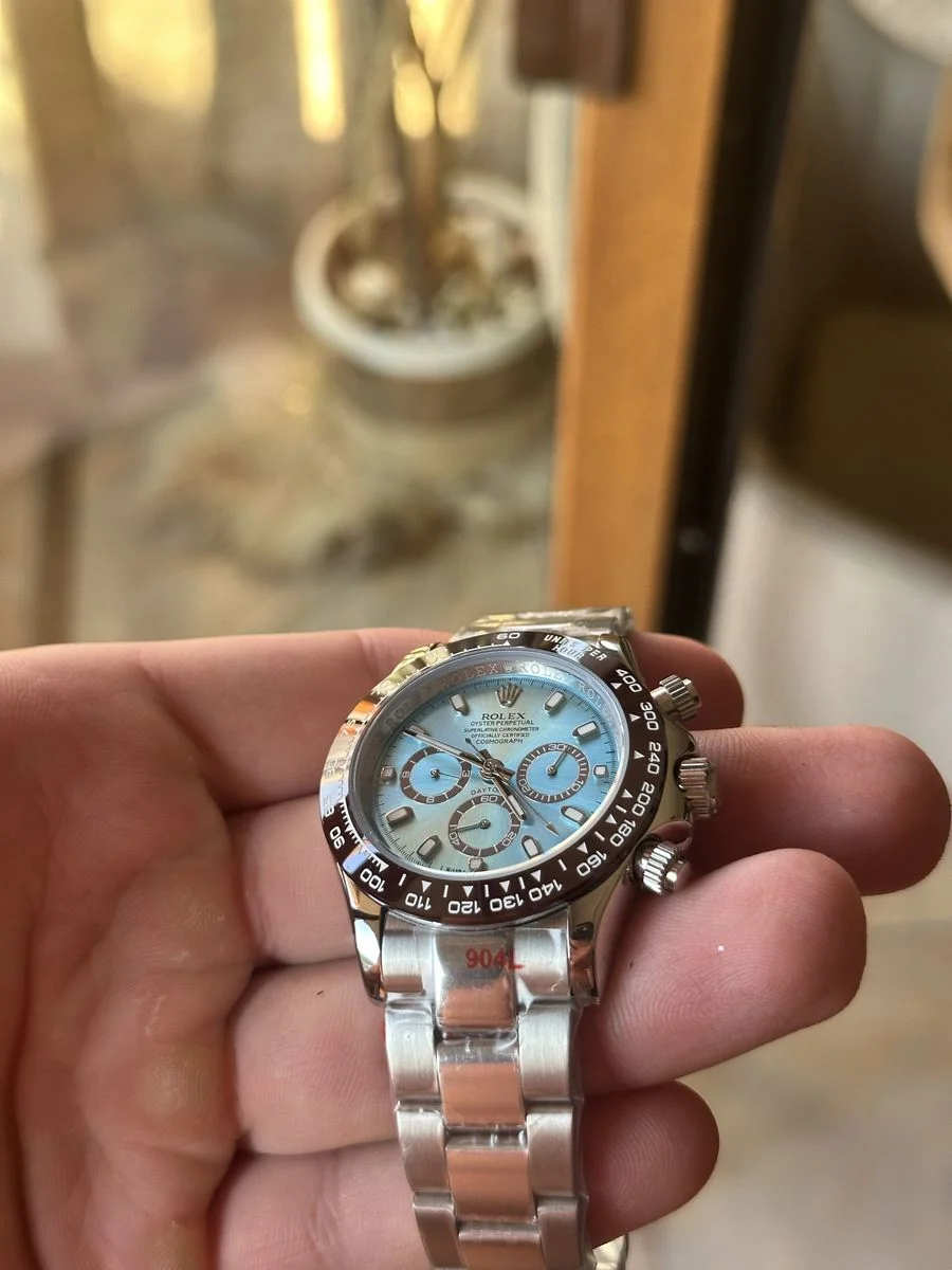 Rolex Daytona Cosmograph Blue In Platinum 40mm — снимка 8