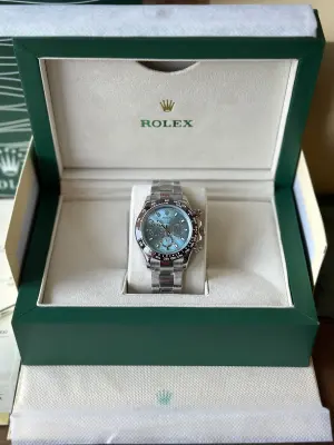 Rolex Daytona Cosmograph Blue In Platinum 40mm