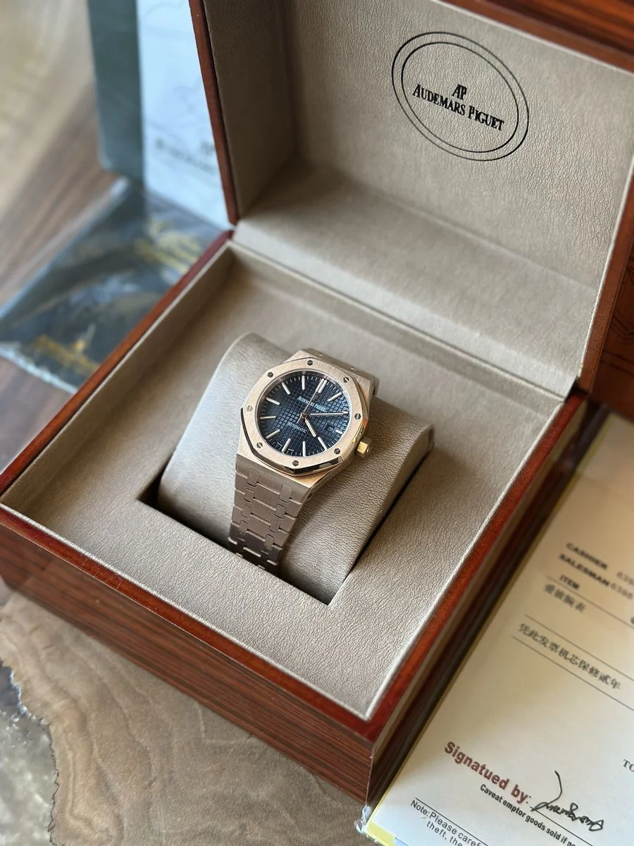 Audemars Piguet Royal Oak Rose Gold And Black 41mm — снимка 2