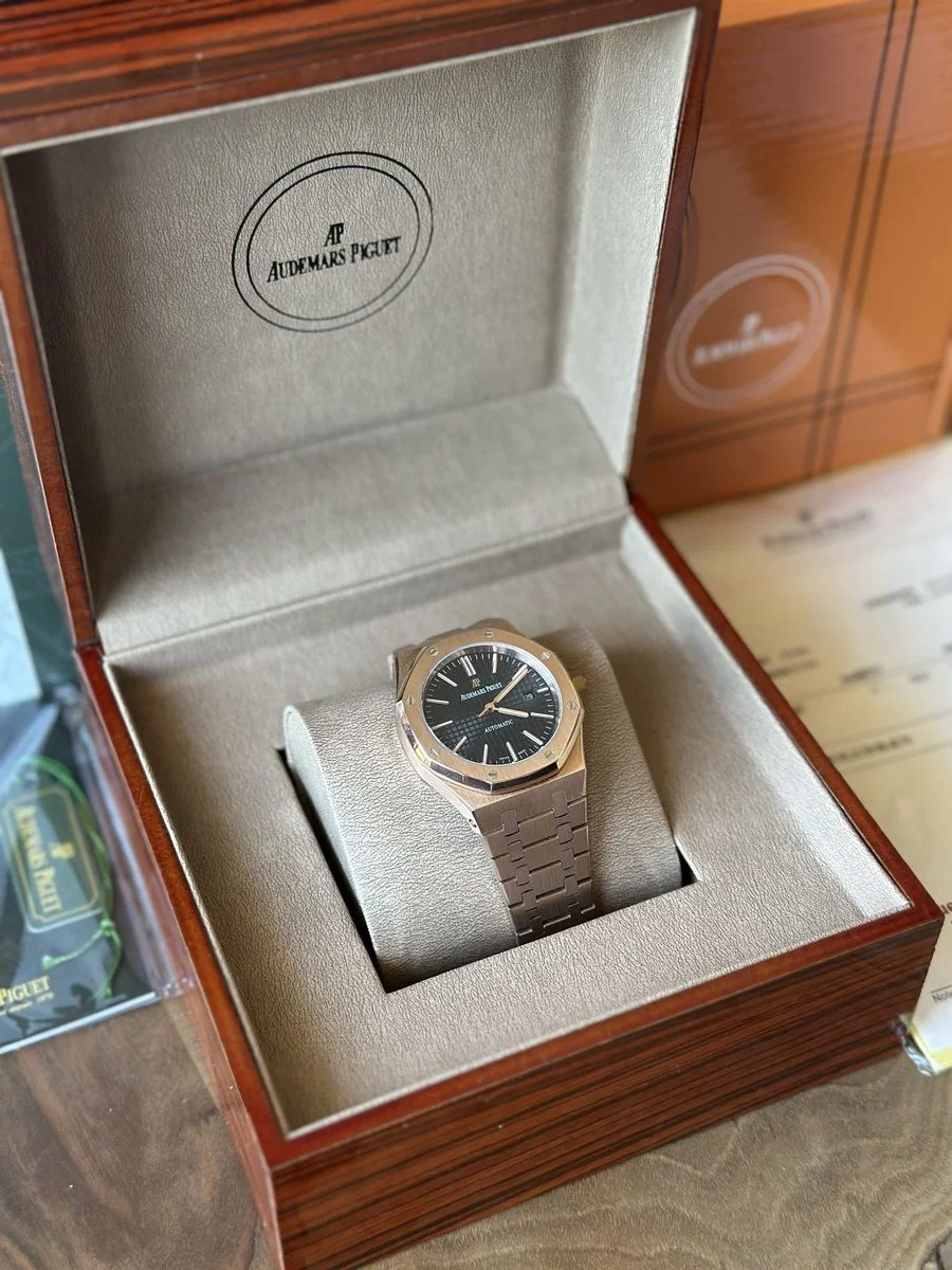 Audemars Piguet Royal Oak Rose Gold And Black 41mm — снимка 3