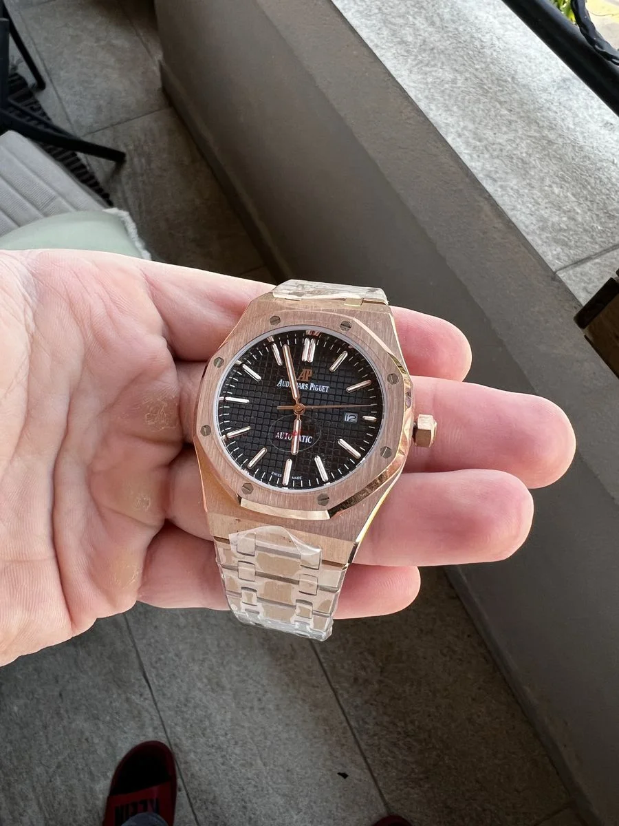 Audemars Piguet Royal Oak Rose Gold And Black 41mm — снимка 8