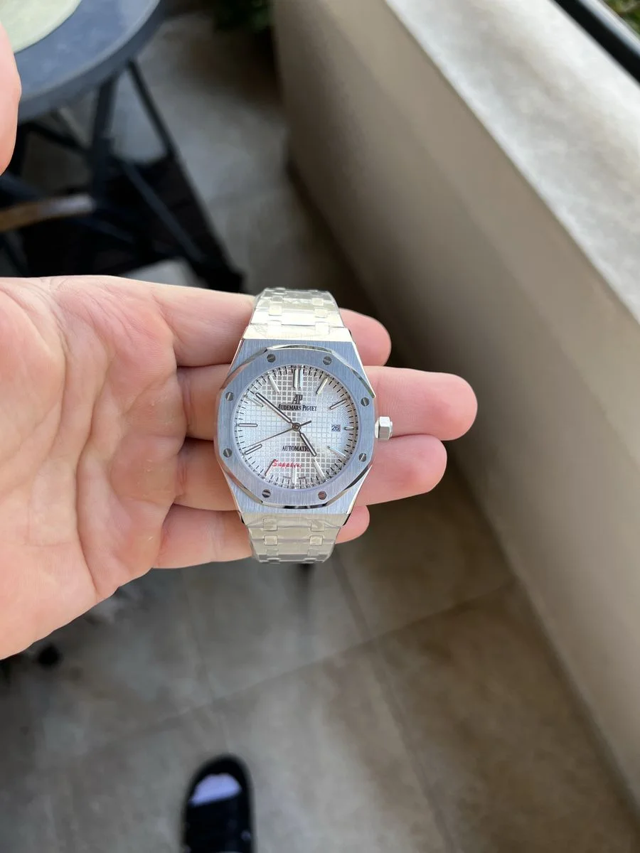 Audemars Piguet Royal Oak White 41 mm — снимка 7