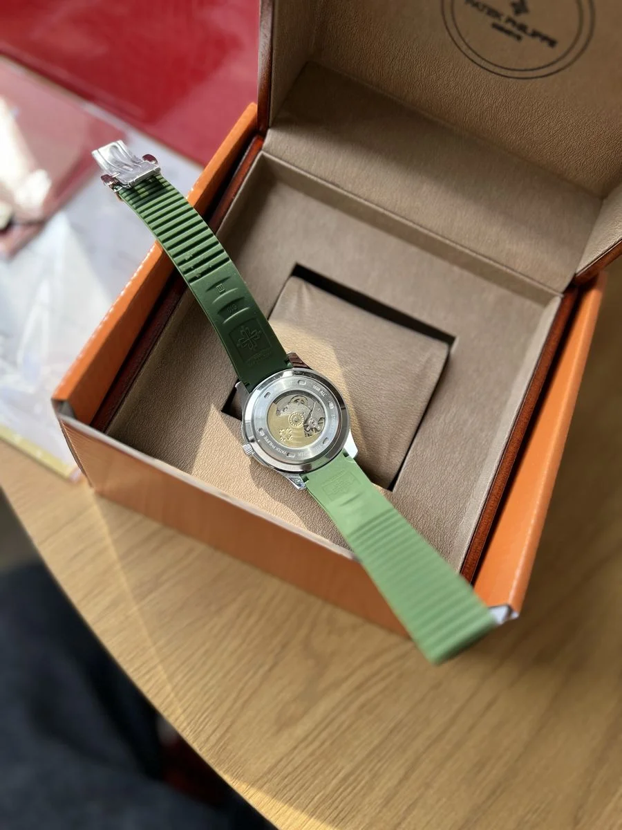 Patek Philippe Aquanaut Green 40 mm — снимка 5