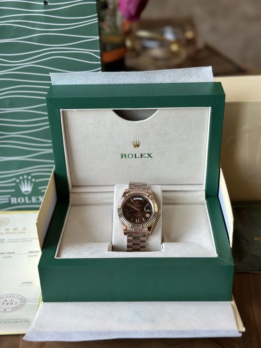 Rolex Day Date Rose Gold 40 mm — снимка 3