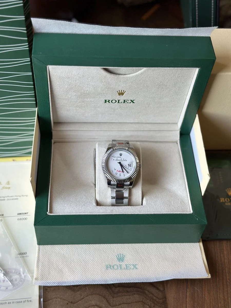 Rolex Datejust “I’m already late” 41 mm — снимка 2