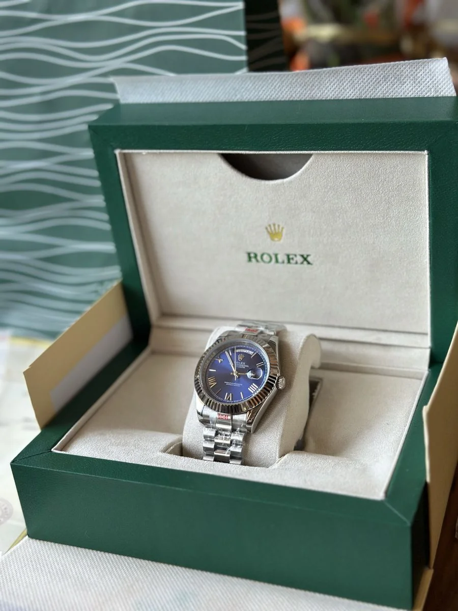 Rolex Day Date Blue 40 mm — снимка 4