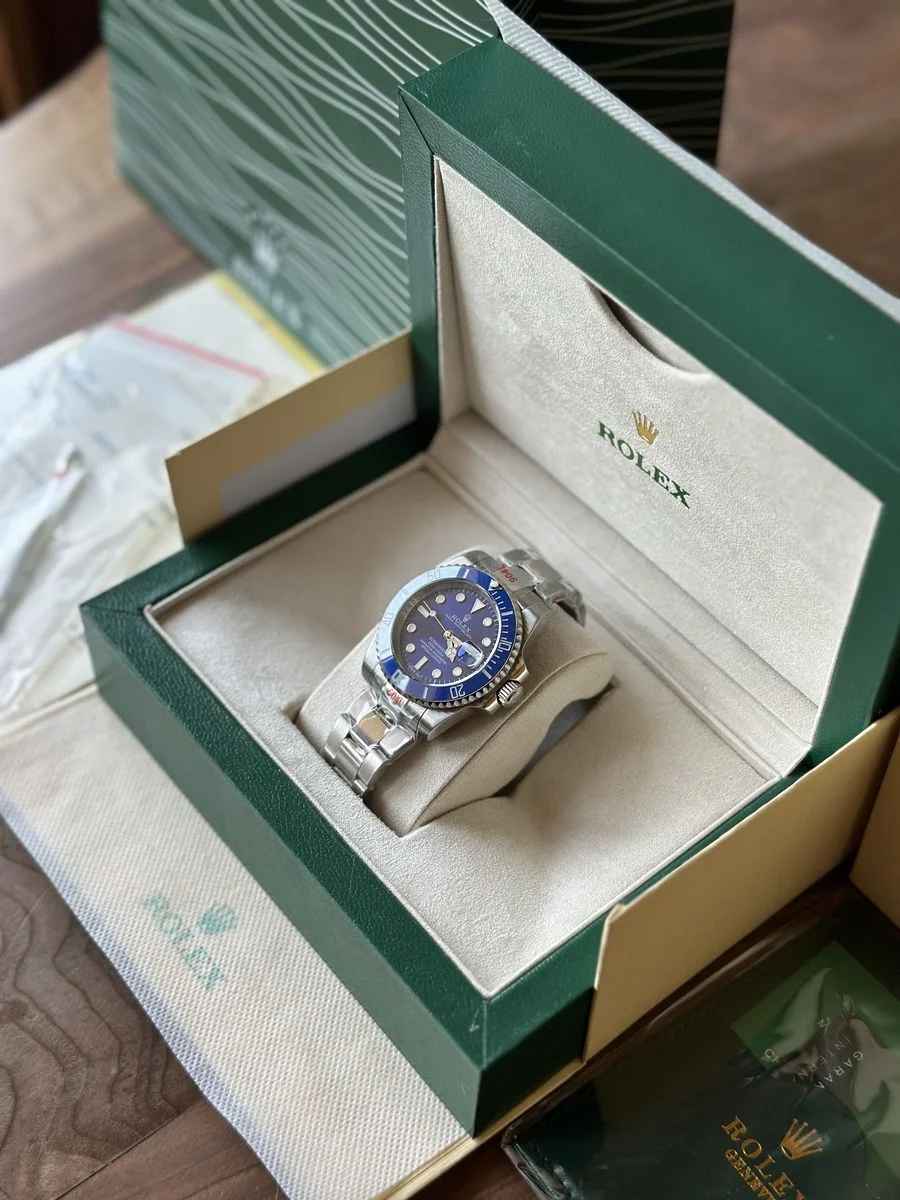 Rolex Submariner “Smurf” 41 mm — снимка 4