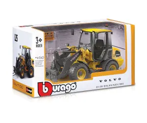 Bburago - модел на кола 1:50 - Строителна машина Volvo L25 мотокар (виличен товарач)