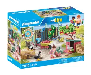 Playmobil - Малка ферма за пилета в градината на Tiny House