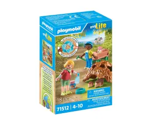 Playmobil - Грижа за семейство таралежи