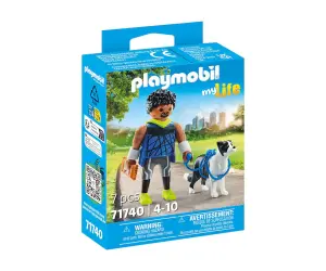Playmobil - Мъж с куче бордър коли