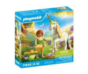 Playmobil - Еднорог Цвете на дъгата с фея