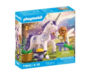 Playmobil - Еднорог Лавандула за късмет с фея