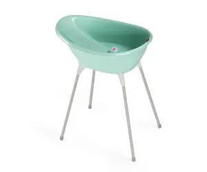 Chipolino Bath-Комплект бебешка вана и стойка Бела, светло синя