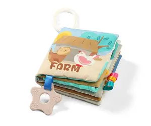 Babyono Toys-Мека сензорна книжка 1512 Ферма