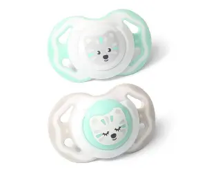 Babyono-Залъгалка симетрична силикон 3-6м. сиво агънце 1224/02