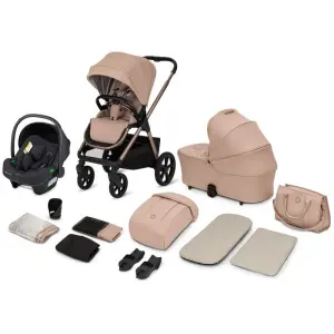 Бебешка количка CARMINE 3в1 Beige Sand
