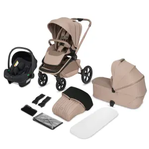 Бебешка количка FREYA 3в1 Beige Sand