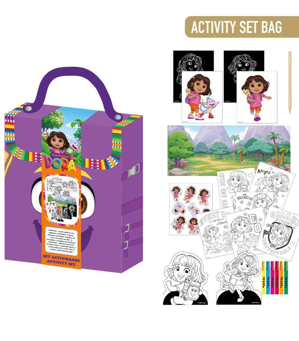 Рисувателен комплект в чанта dora