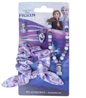 Скрънчи ласти с 2 фиби и колие frozen