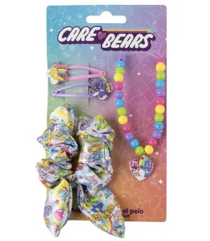 Скрънчи ласти с 2 фиби и колие care bears