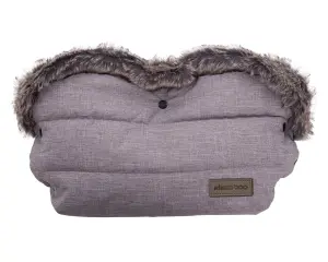 Ръкавица за количка Fur Melange Grey