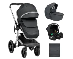 Комбинирана количка 3в1 с твърд кош Irene Dark Grey 2024