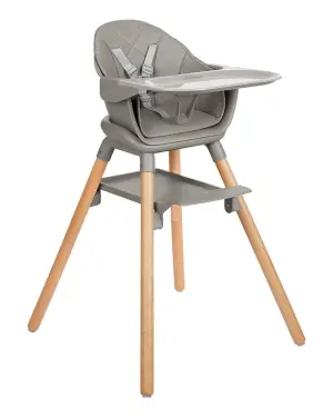 Стол за хранене 6в1 Woody Grey