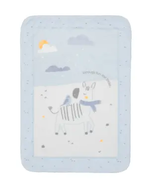 Супер меко бебешко одеяло 110/140 см Stripy Friends