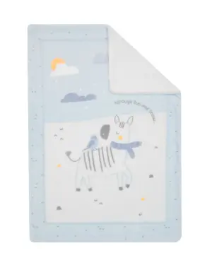 Супер меко бебешко одеяло с шерпа 110/140 см Stripy Friends