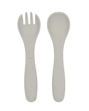 Сет вилица и лъжица Platinum Silicone Sand