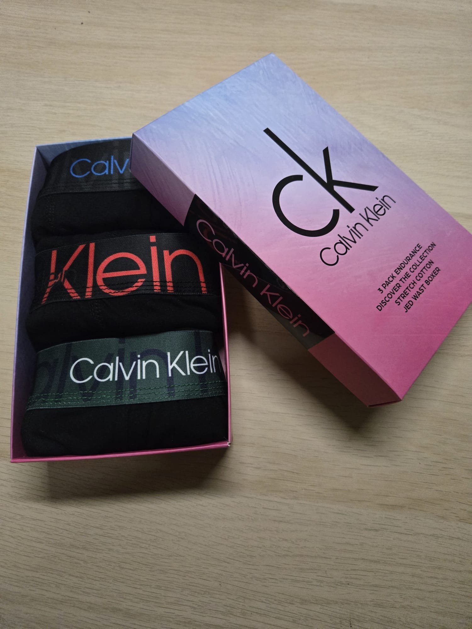 Calvin Klein — Мъжки боксерки 3бр/кутия #64