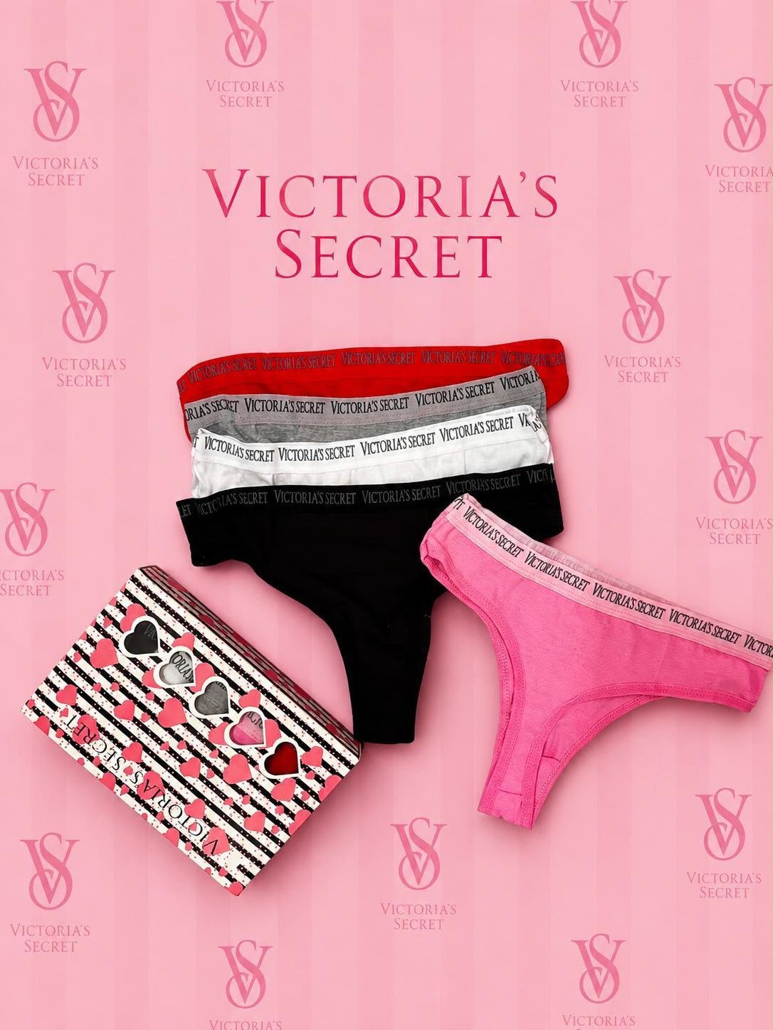 Victoria’s Secret — Дамски прашки 5бр/кутия #204