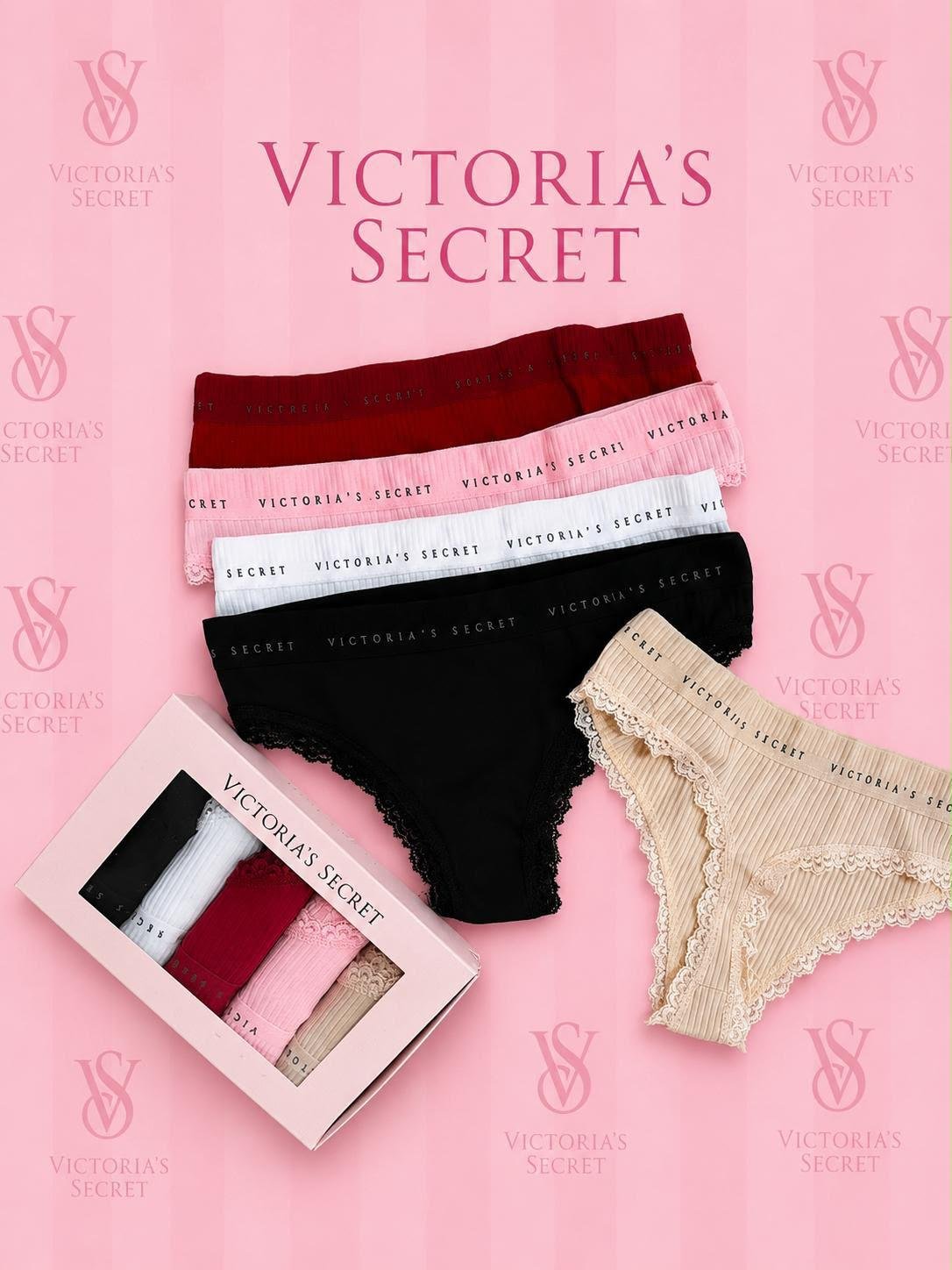 Victoria’s Secret — Дамски прашки 5бр/кутия #206