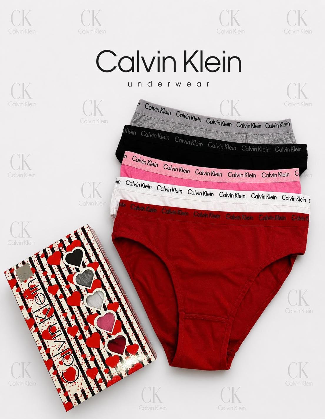 Calvin Klein — Дамски бикини 5бр/кутия #209