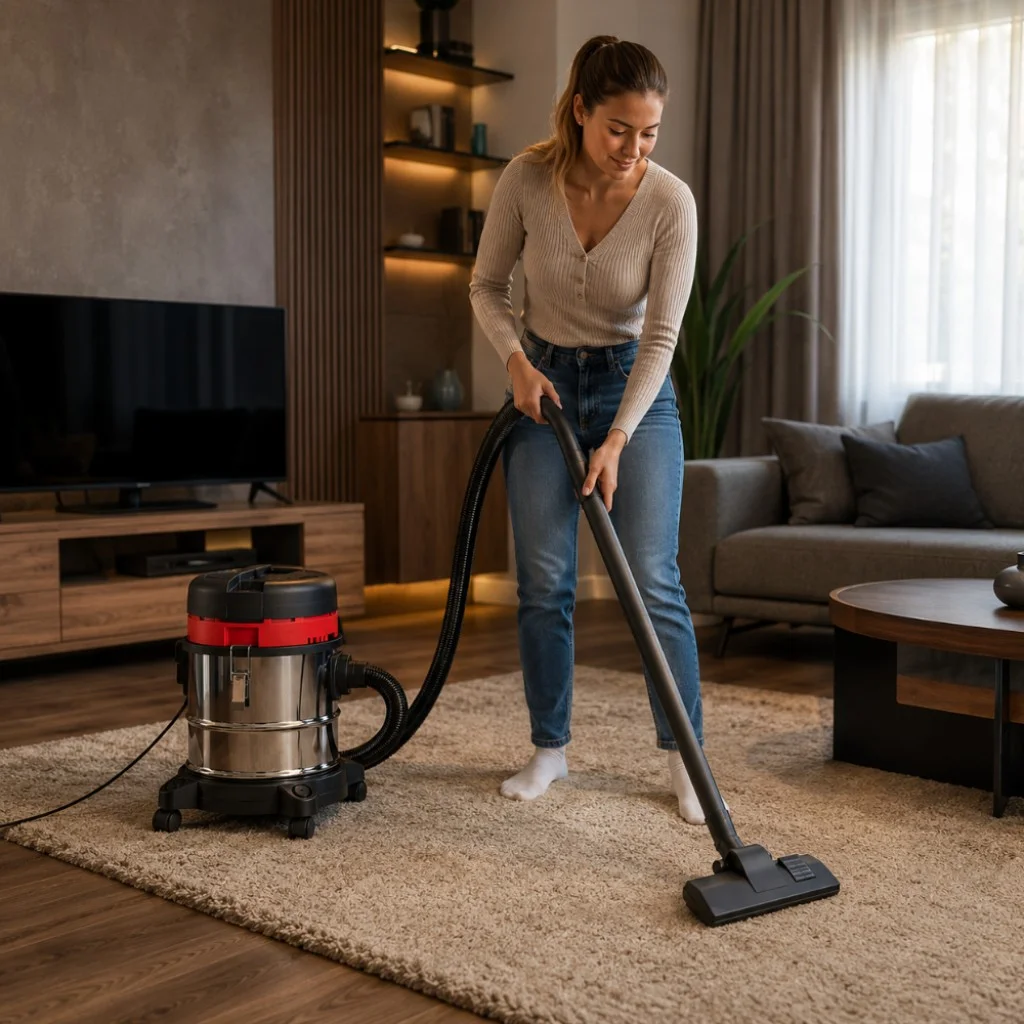 Прахосмукачка KraftRoyal 601-B20 за сухо и мокро почистване - 1200W, 20L — снимка 5