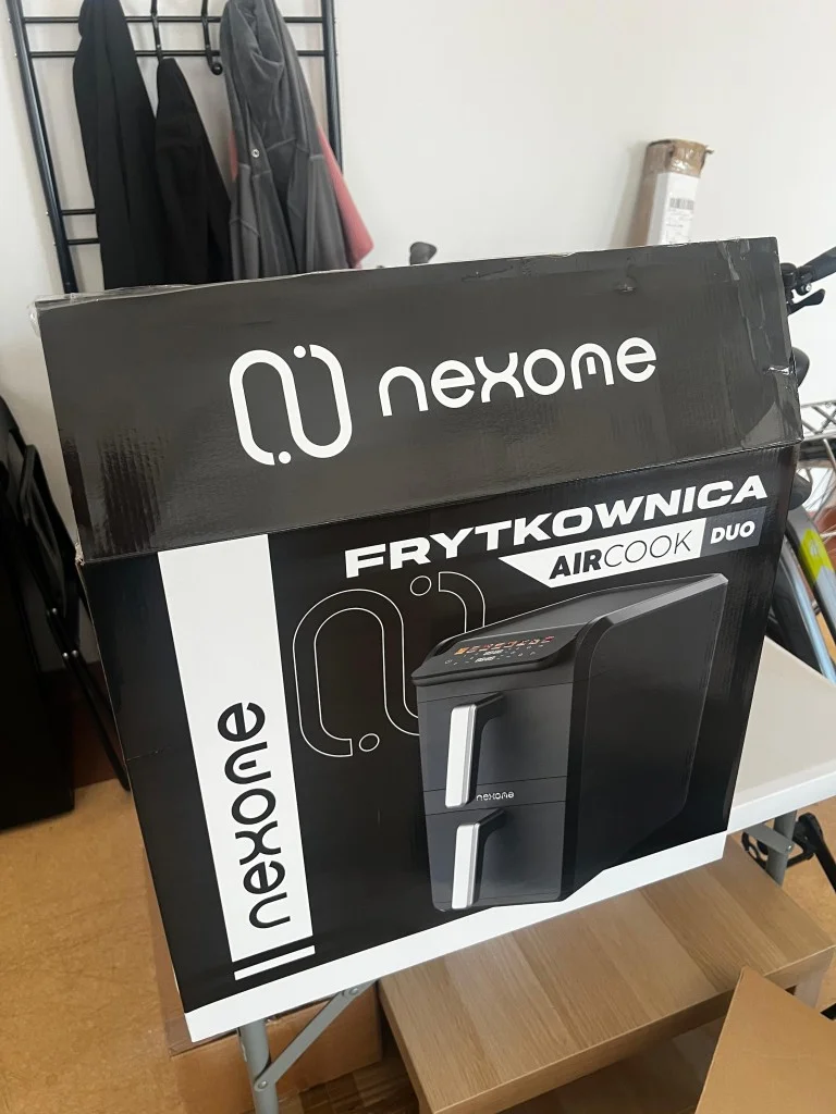 NexOne TwinFryer 11L – Двукамерен фритюрник с горещ въздух 2800W, две независими кошници, 8 програми и Sync функция — снимка 6